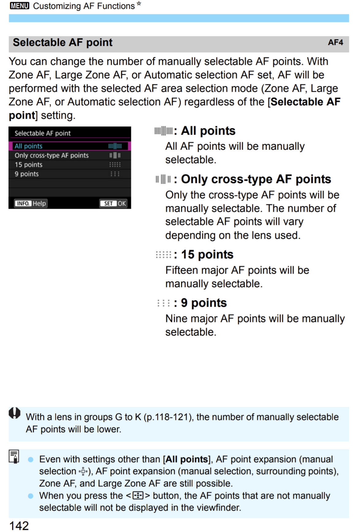 5D mark IV focal points not displaying when taking... - Page 2 - Canon ...