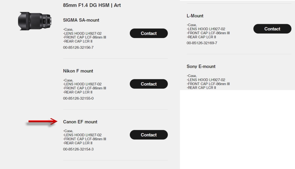 Re: Hi! I bought a Sigma 85mm F1.4 Art DG HSM for  - Canon 