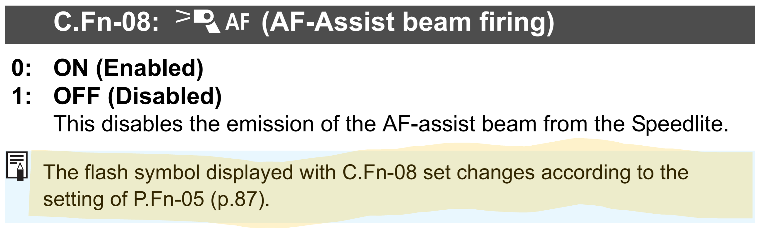 Solved Speedlite 430EX IIIRT AF assist beam won't work Canon Community