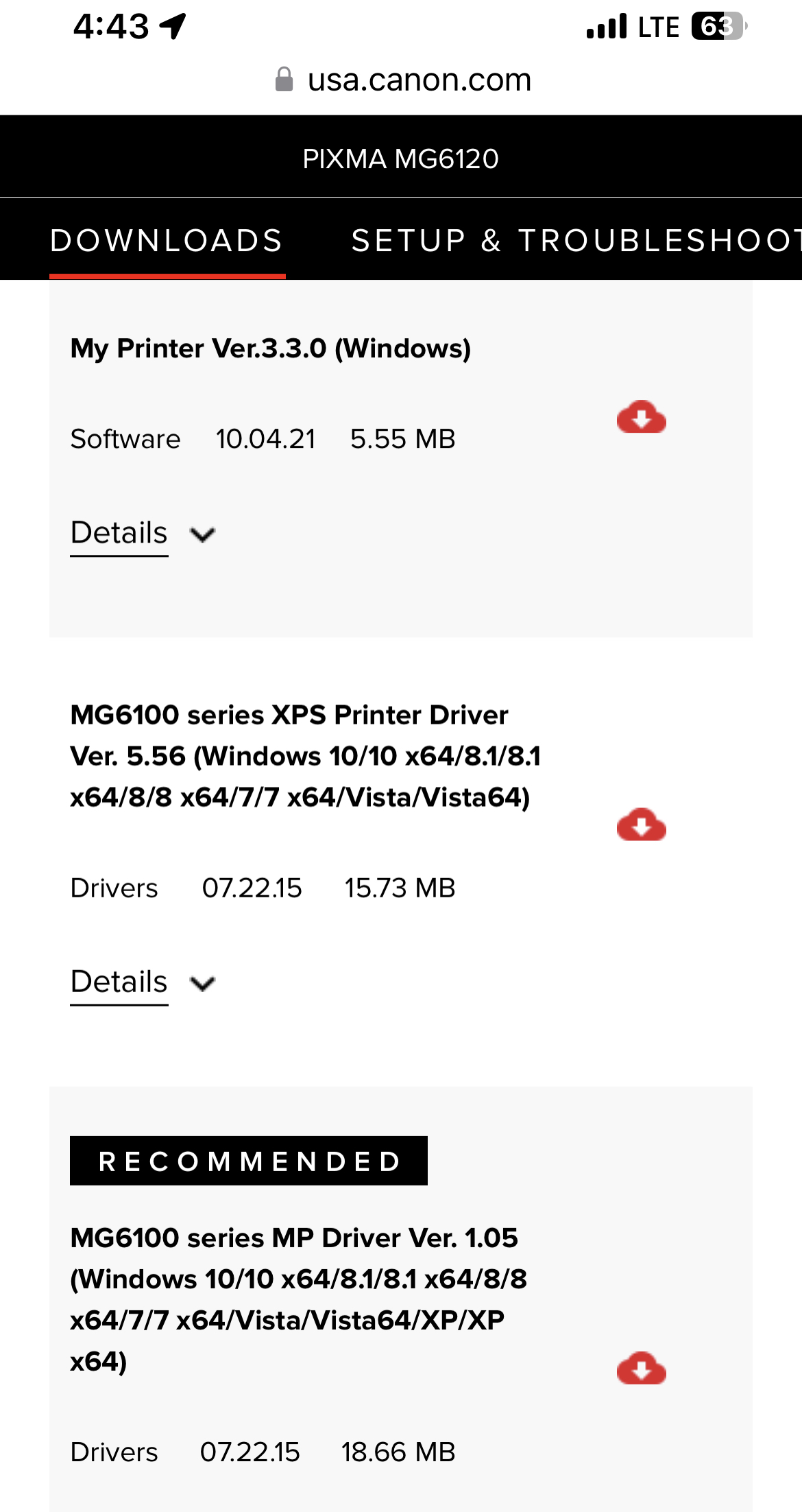 mg6120 canon driver