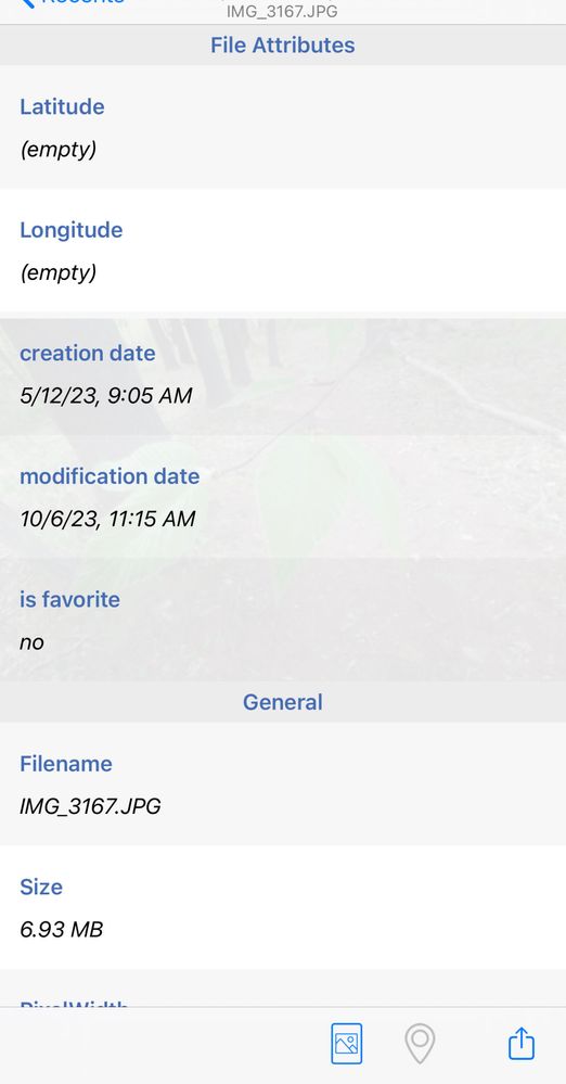 Metadata View