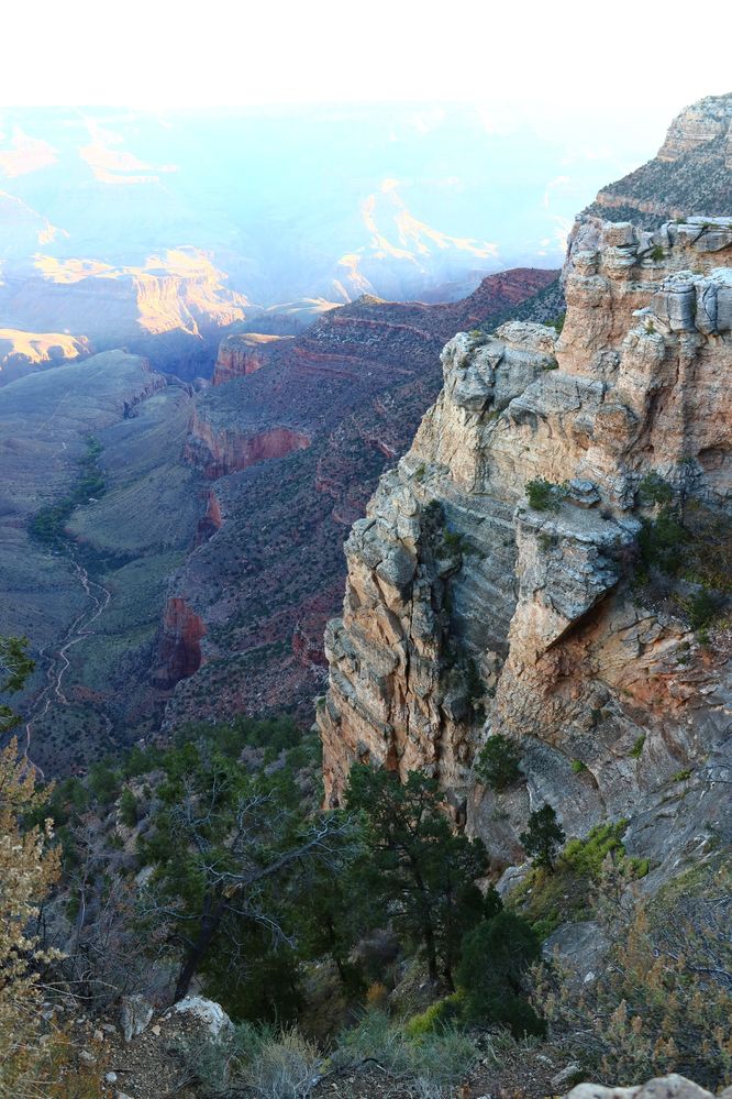 Grand Canyon shortly after sunrise