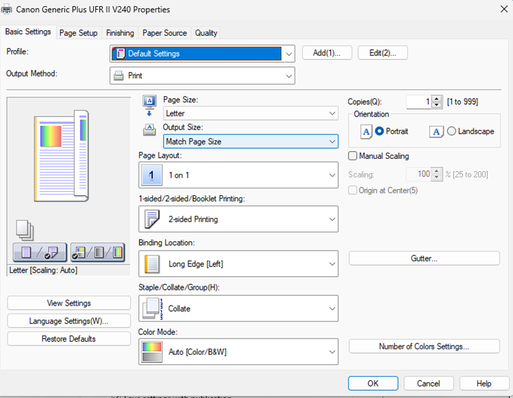 imageCLASS MF644Cdw How do I change the paper type... - Canon Community