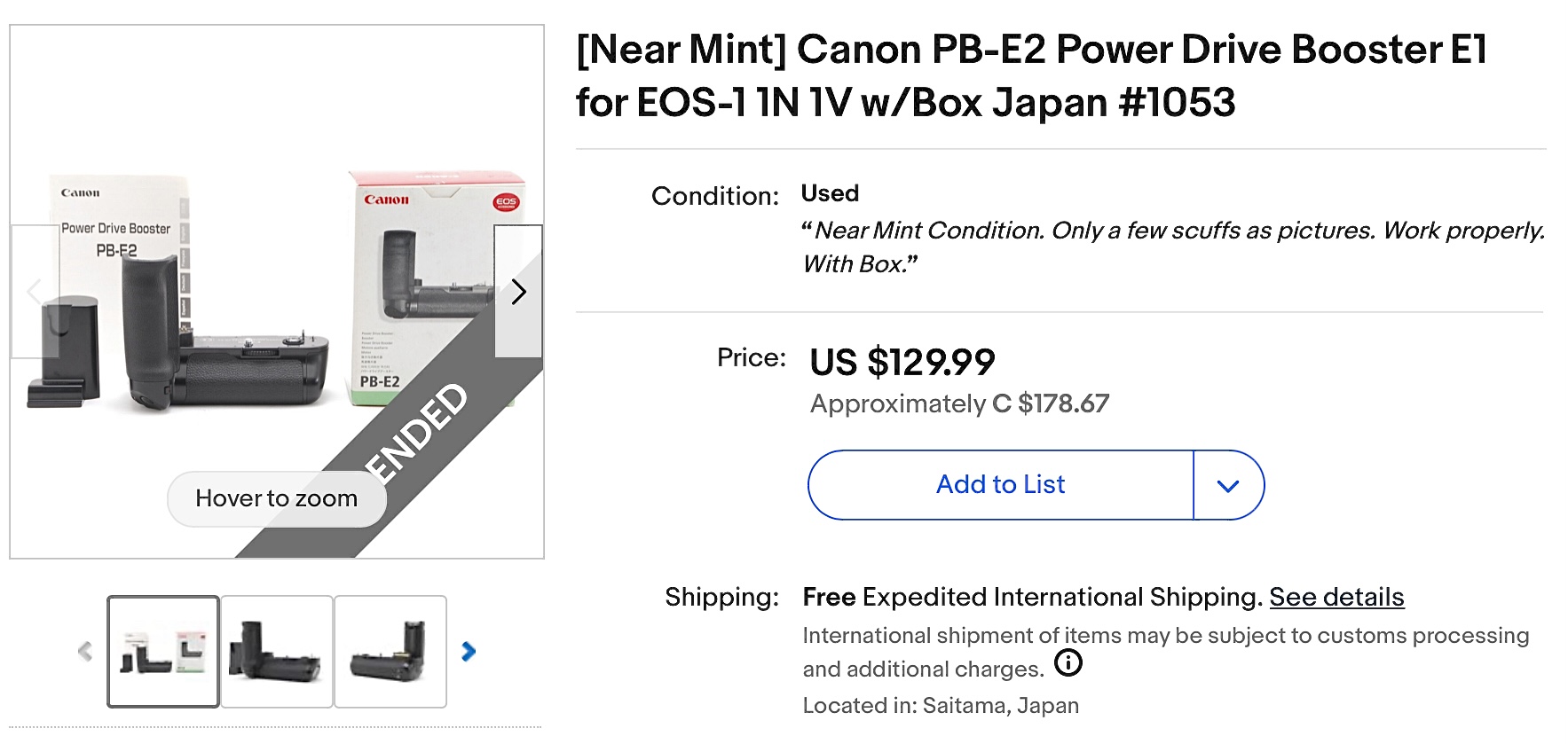 Re Buying Internationally Canon Community