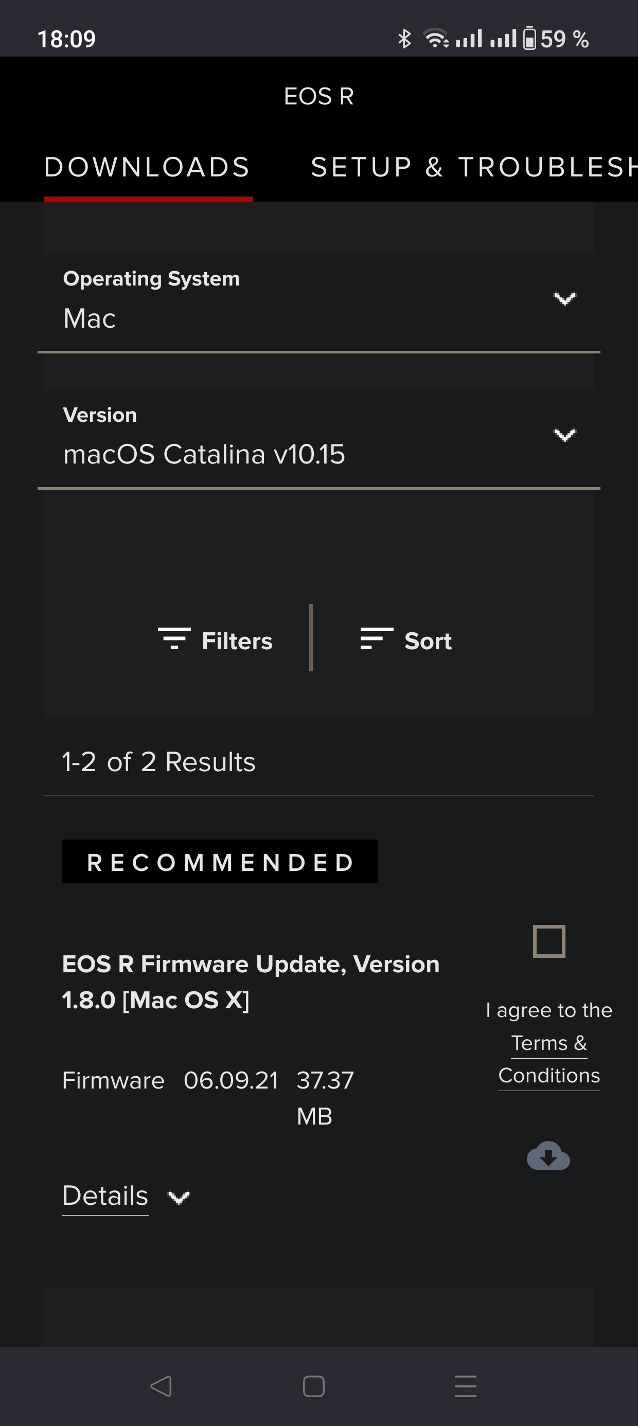 Canon Support for EOS R
