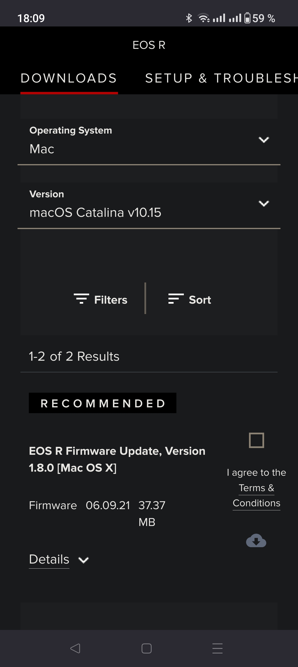 canon eos firmware update download