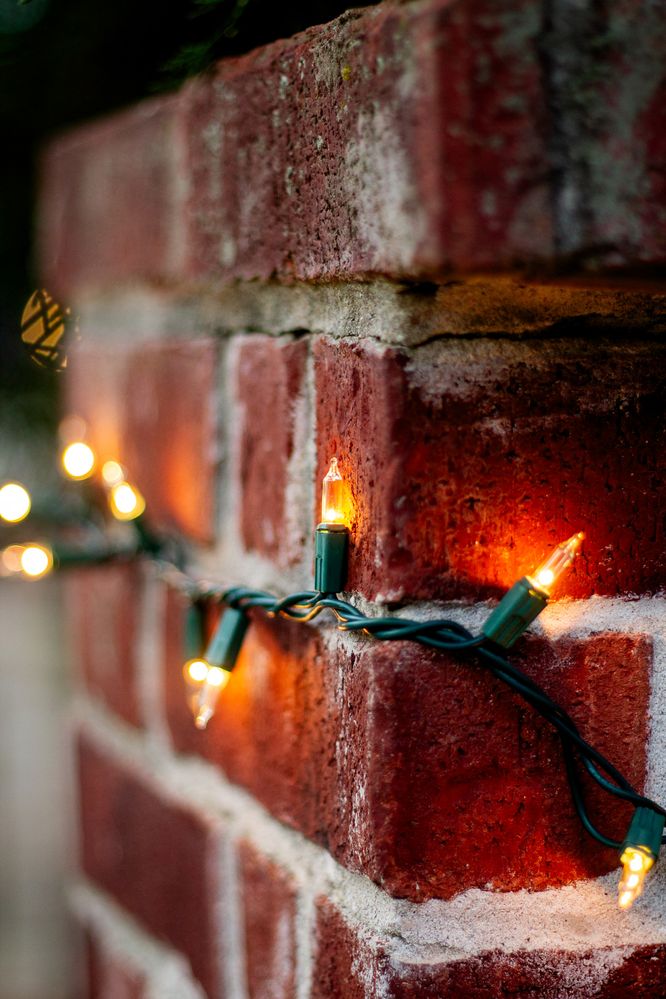 Warm Christmas lights - 50mm, F1.8, 1/125, ISO 400