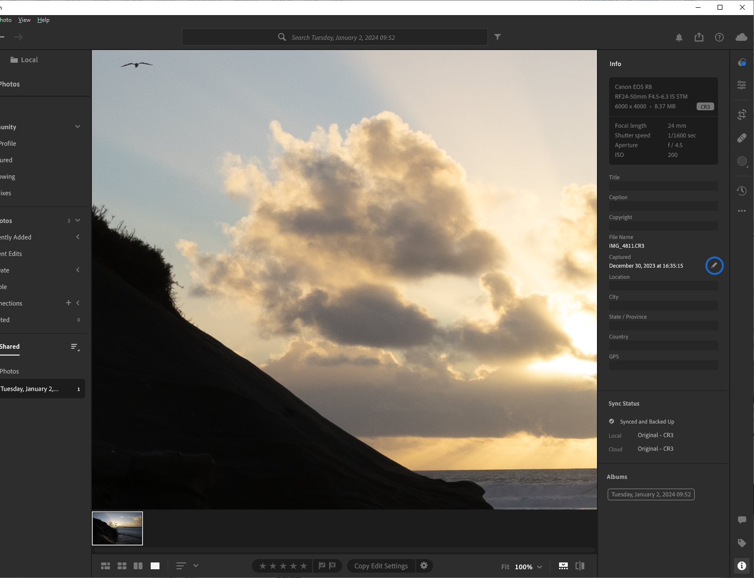 Noise on EOS R8 Image - Canon Community