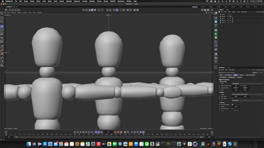 APS-C Simulation 45mm
