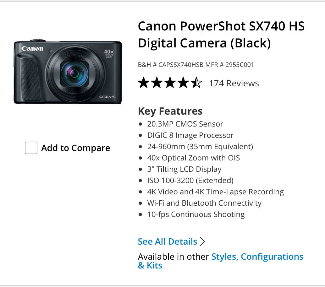 blurry photos on sx740 Canon Community