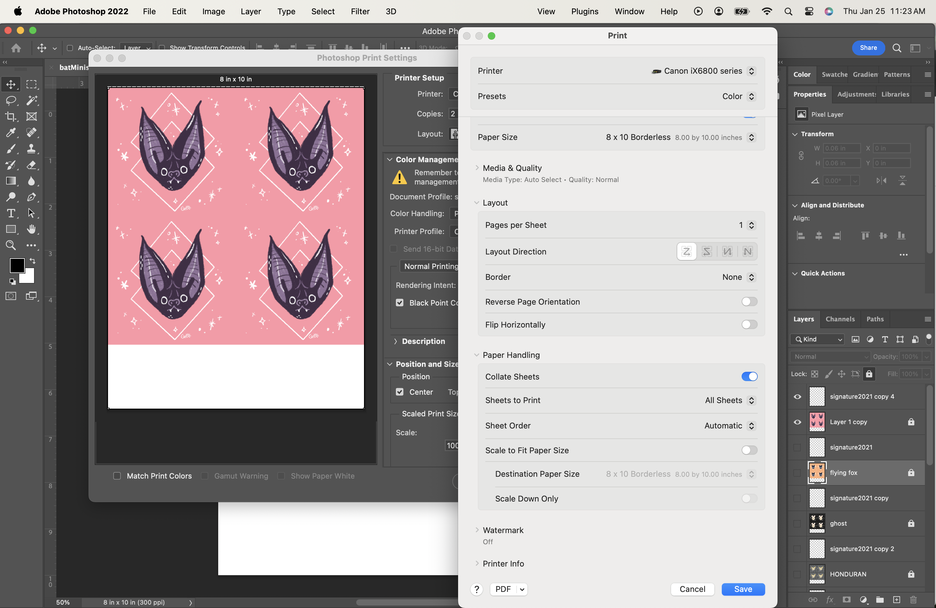 PIXMA iX6820 overextending image for borderless pr... Canon Community