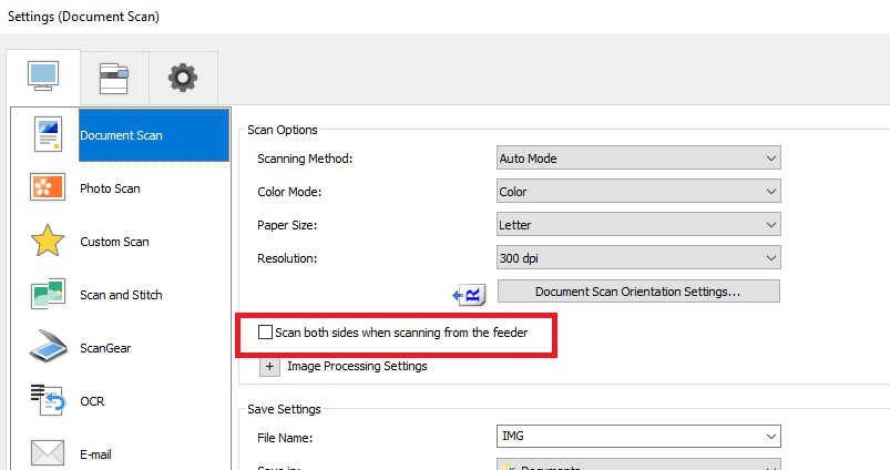 Solved: Double-sided scanning? - MF656Cdw - Canon Community