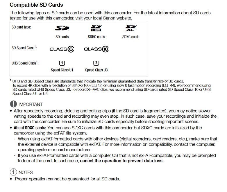 canon 60d maximum sd card size