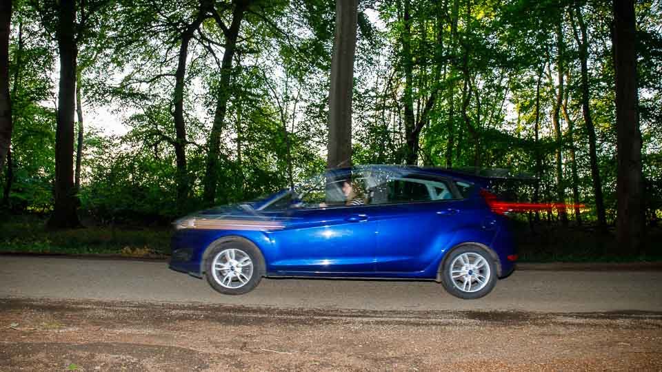 Slow synchro with 2nd curtain sync flash