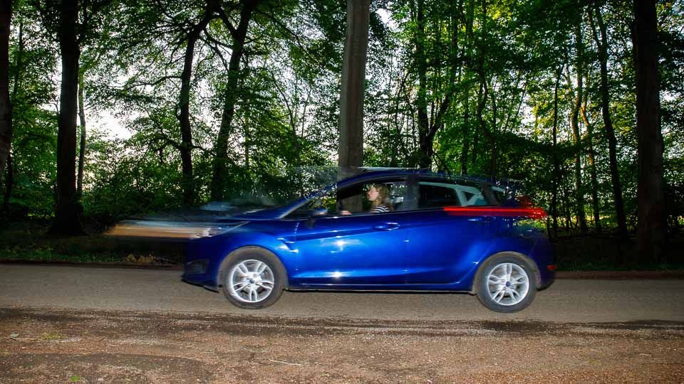 Slow synchro with 1st curtain sync flash