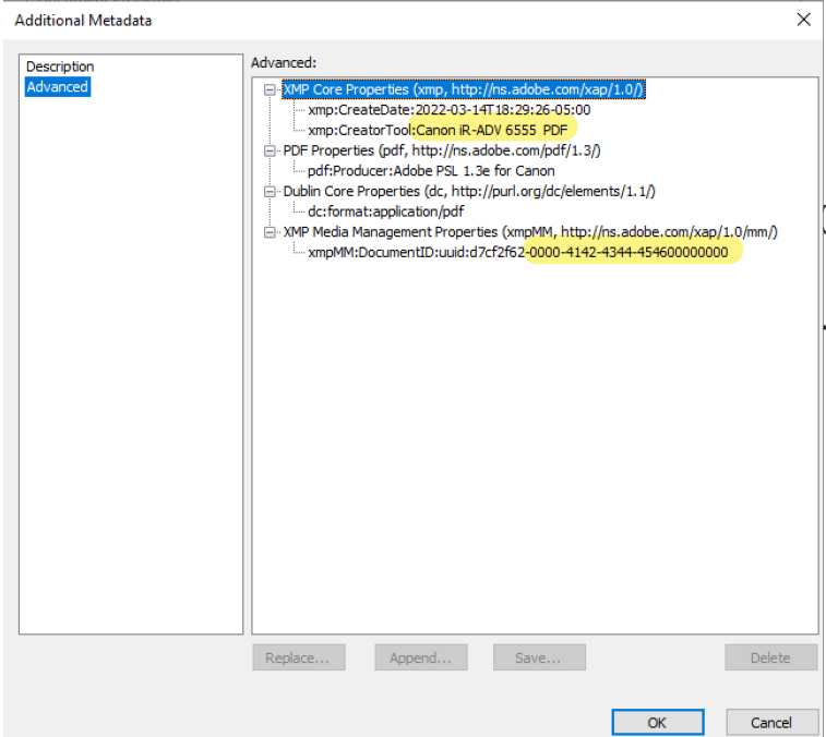 Adobe creator tool properties information for cano canon community