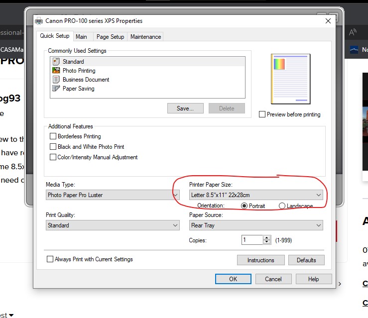 Canon imagePROGRAF Pro-1000 paper change issues - Canon Community