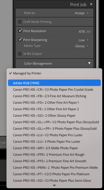 have also tried to select Adobe RGB as I have come across a Forum discussing a possibility of magenta cast when using sRGB  as opposed to Adobe RBG. again, at no avail.