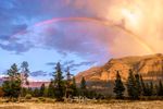 Rainbow in Yellowstone National Park