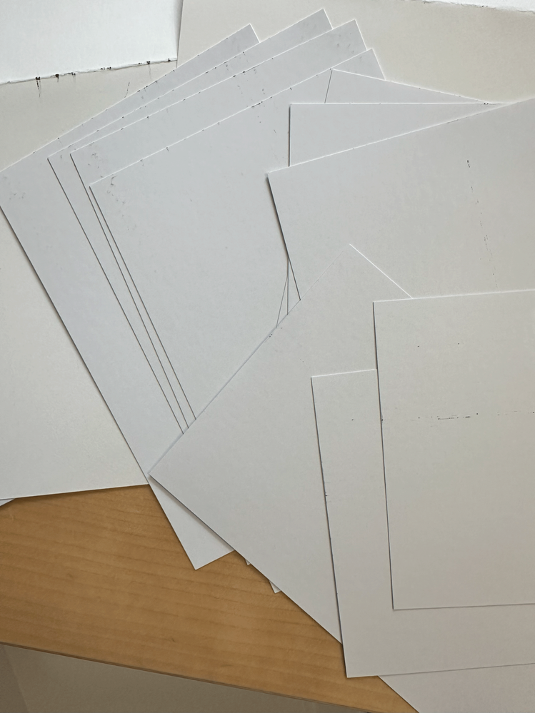 4x6 photo paper after all cleaning and avoiding paper abrasion setting