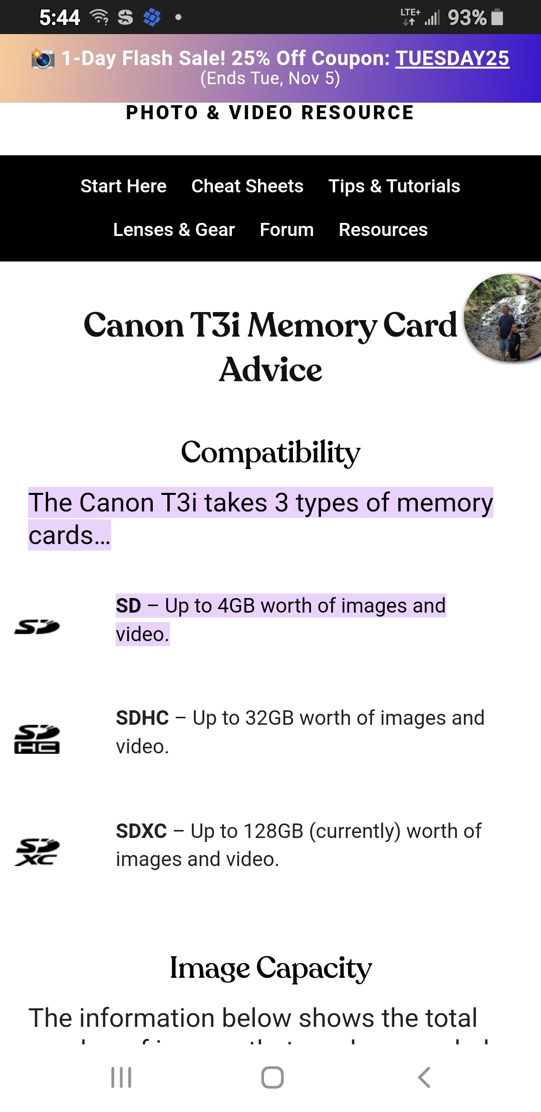 EOS Rebel T3i not being able to format my sd card Page 2 Canon