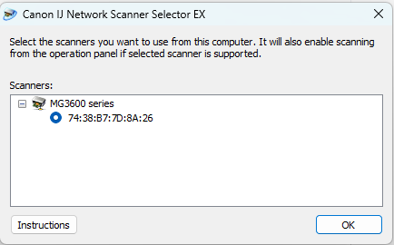 Downloaded PIXMA MG3620. printer WS and scanner do - Canon