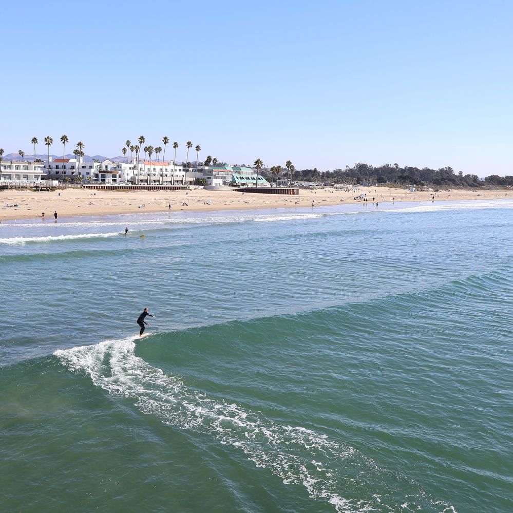 Surfer at Pismo Beach