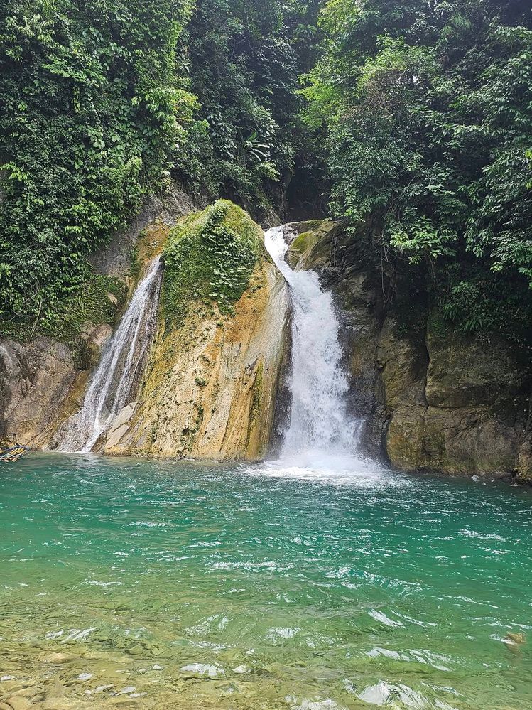 waterfall in Boston Cateel Philippines 2024