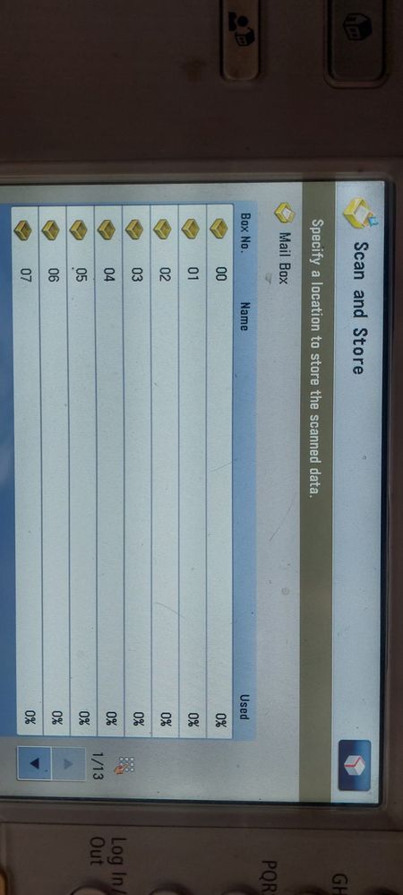 Pendrive not showing at "Scan and Store"