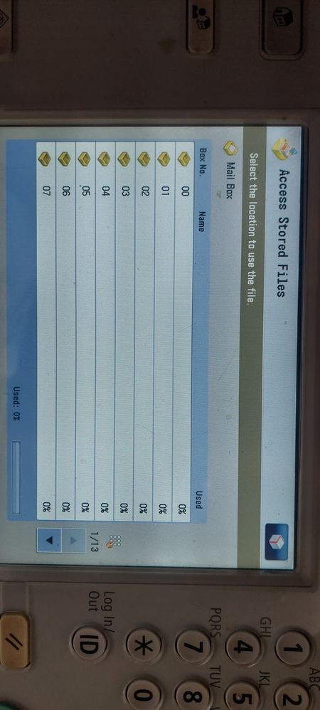 Pendrive not accessible at "Access stored files"
