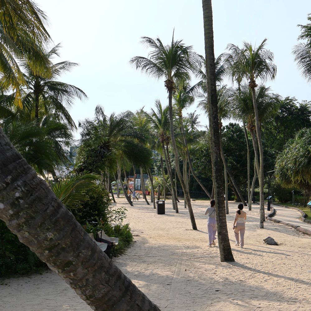 Palawan Beach on Sentosa Island