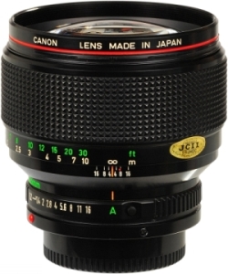 Canon store FD 85mm f/1.8 Camera Lens