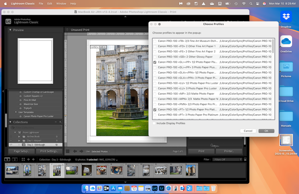 Lightroom ICC Profiles