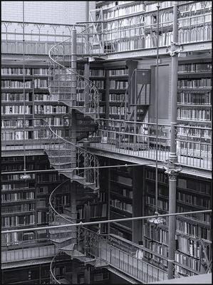 3697 Library Stairs BW.jpg