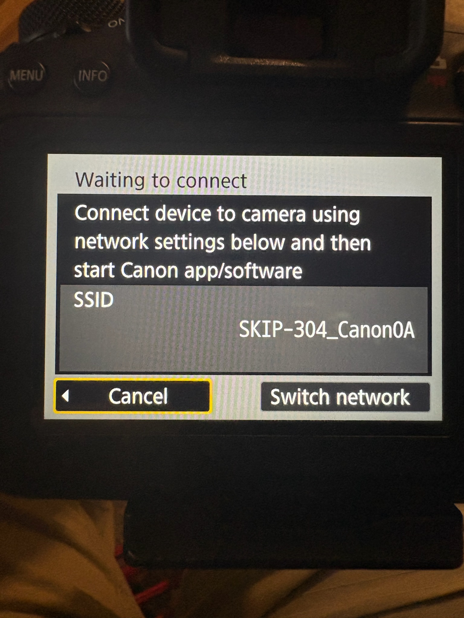 Trouble wirelessly connecting 6D Mark II to Mac co - Canon