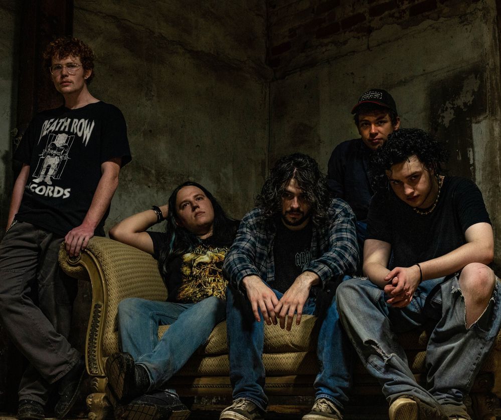 Local Rock band posing for a photo