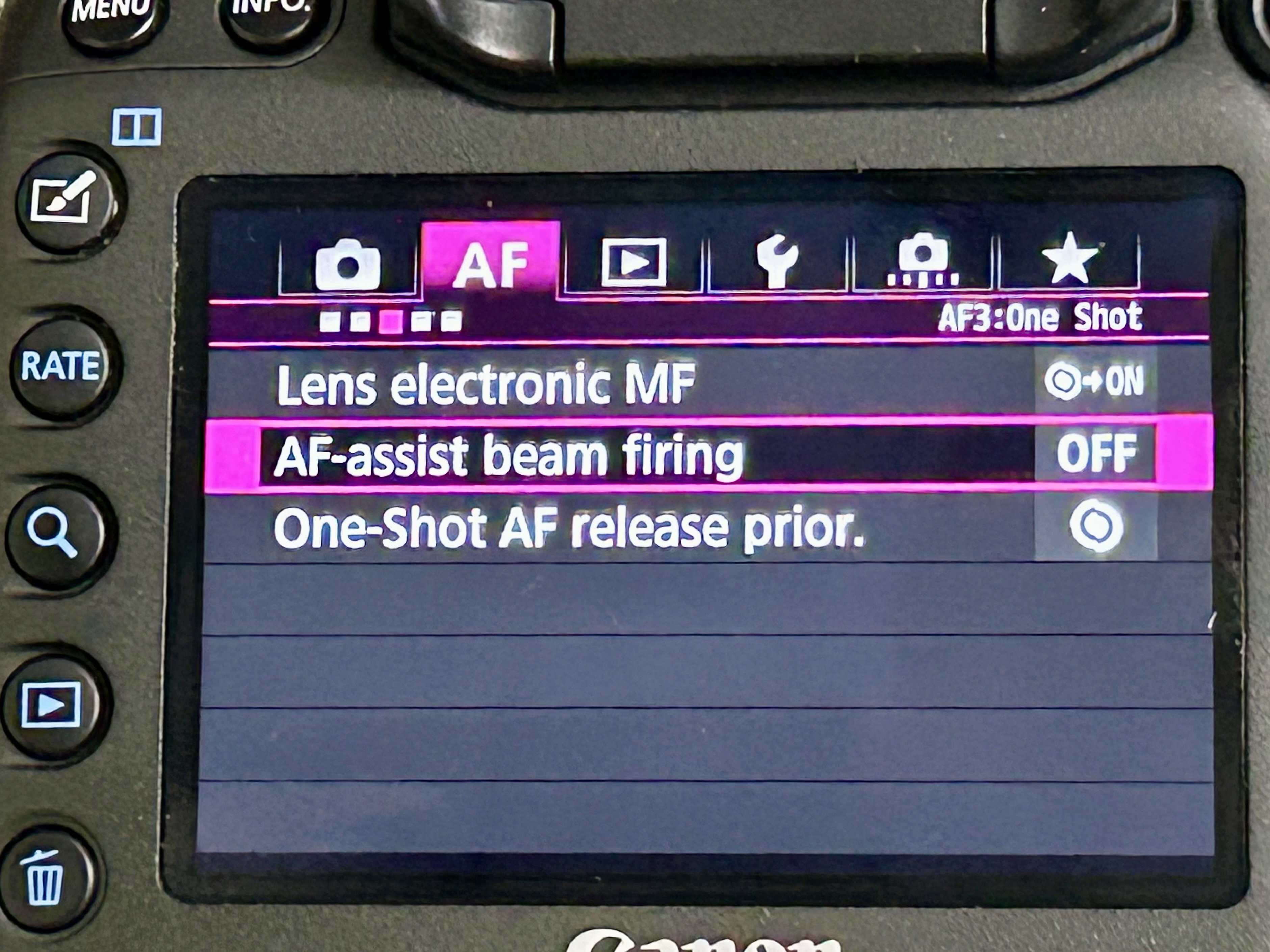 5d Mark IV Blinking red in Viewfinder - Page 2 - Canon Community