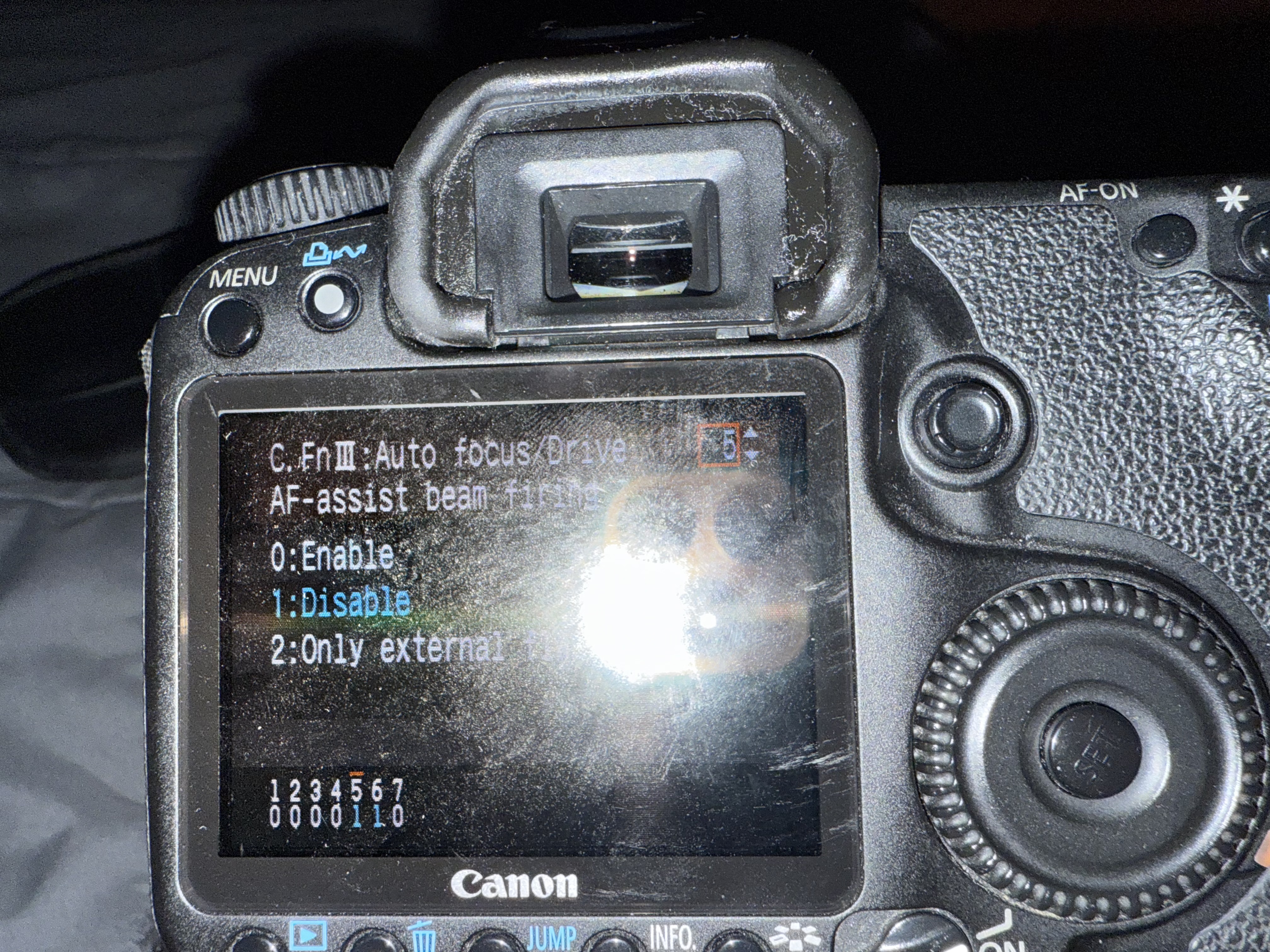 5d Mark IV Blinking red in Viewfinder - Page 2 - Canon Community