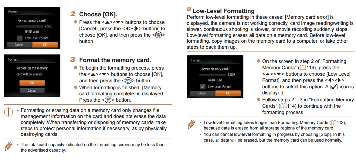 Memory card error Canon Community