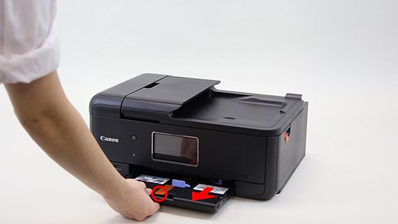 Extend Output Tray Fully