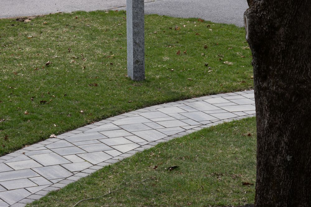 image 3 of walkway and post