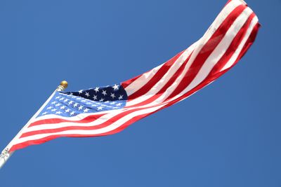 Amercan Flag in the wind.JPG