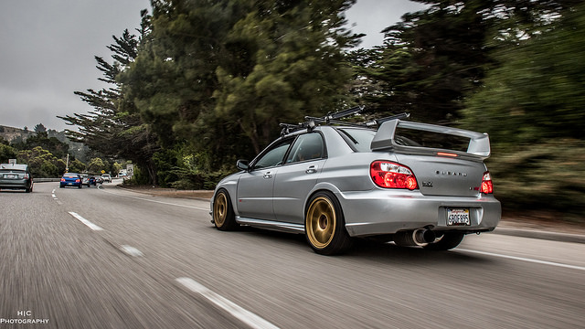 Subaru STi Rolling Shot