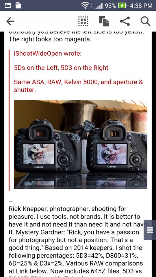 Canon EOS 6D has problem with yellow tint lcd Canon Community